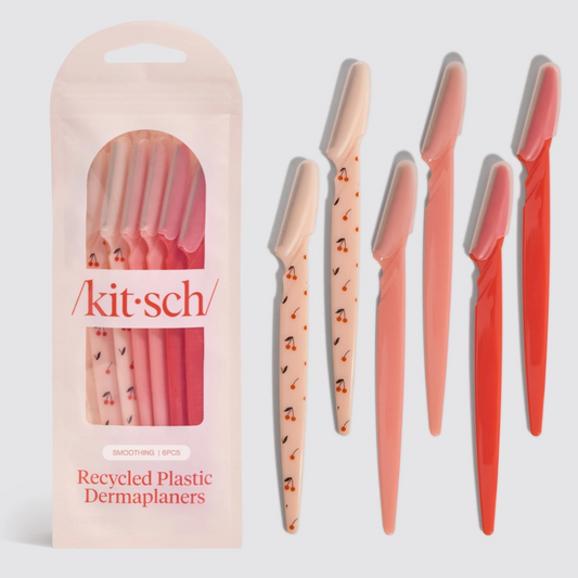 Recycled Plastic Dermaplane 6pc Set - Cherry Blossom
